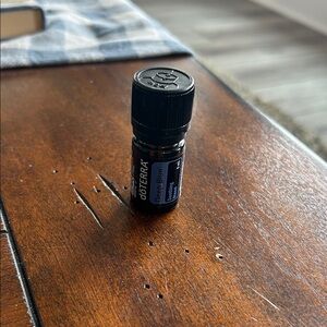 Doterra Deep Blue Small Amber Bottle with Blue Label and Black Cap